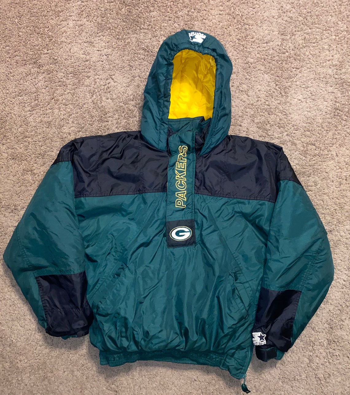 Vintage Green Bay Packers Starter Jacket Winter Coat Youth | Etsy