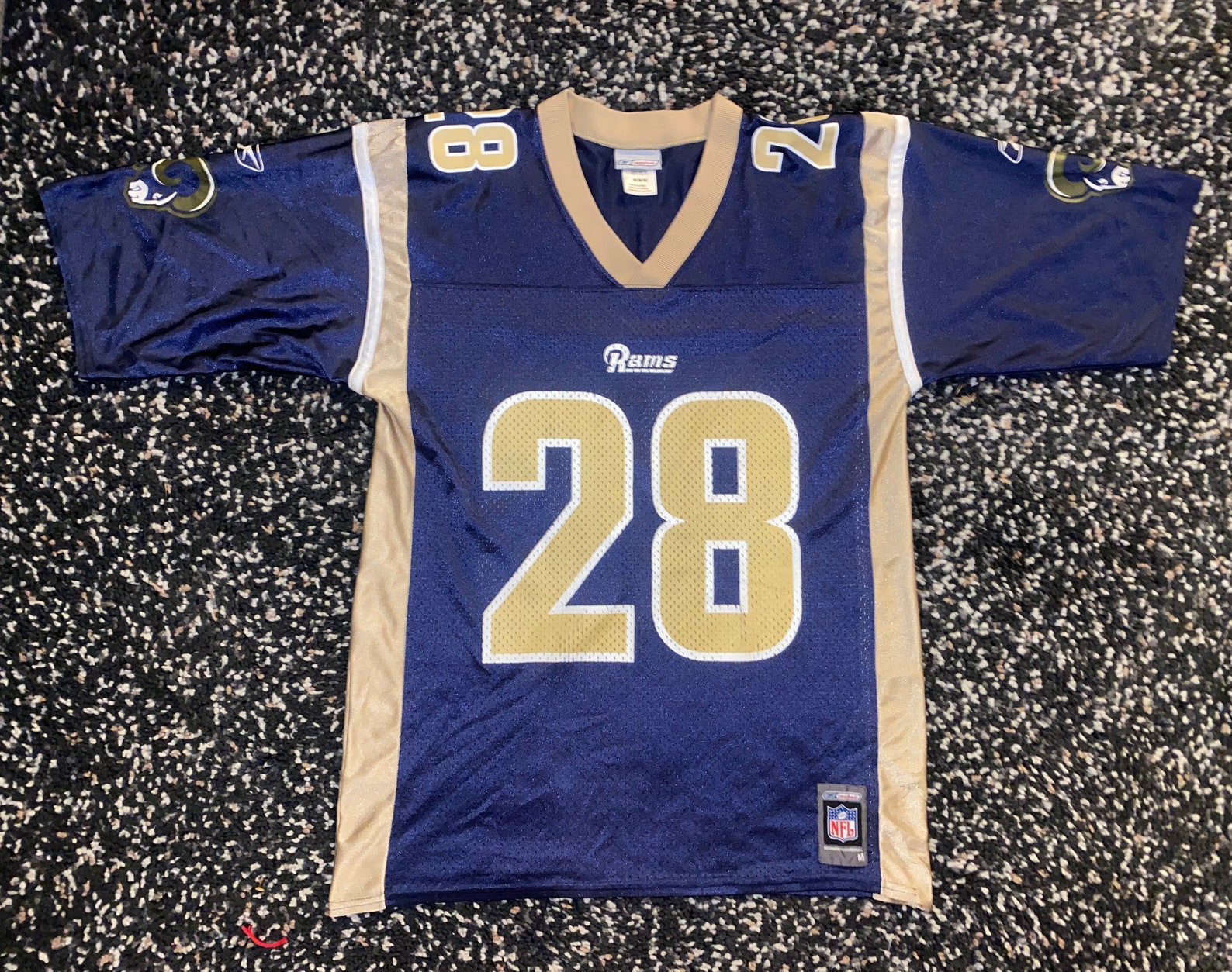 Vintage Reebok Marshall Faulk St Louis Rams Jersey Mens Size | Etsy