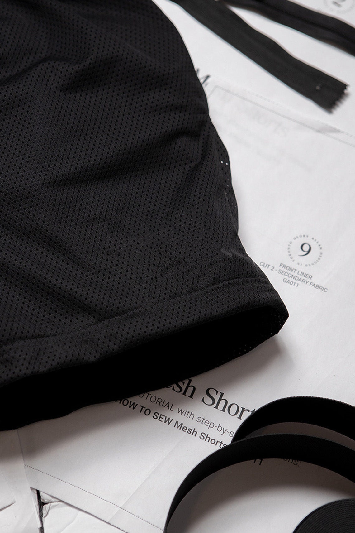 Mesh Shorts PDF Pattern With Video Tutorial - Mesh Shorts Sewing ...