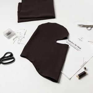 Balaclava Ski Mask PDF Pattern with Video Tutorial - Balaclava Sewing Pattern and Video
