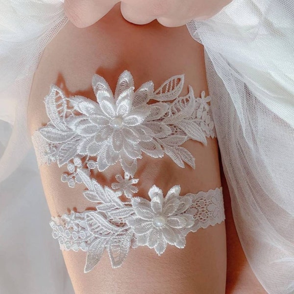 Wedding Garters - Keepsake and Toss Garters