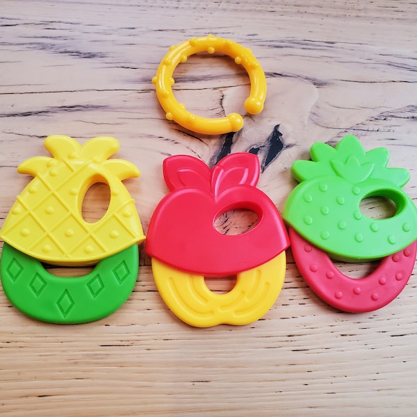 ABDL Fruits Key Ring, Rattle, Teether