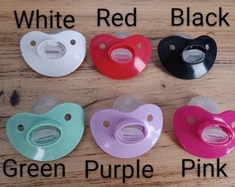 Build your own Adult Size Pacifier, *Fill in Personalization box for button and handle!