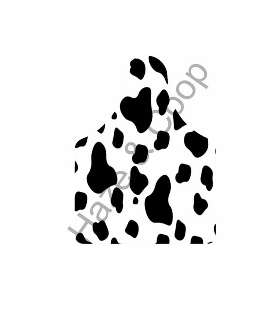 Cow Print Cow Tag Sublimation Design PNG Download - Etsy