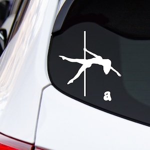 Pole Dancer Decal, Stripper Decal, Exotic Dancer Decal
