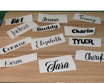 Name Decal, Personalized Name Decal, Name Decal for Water Bottle, Name Decal Sticker