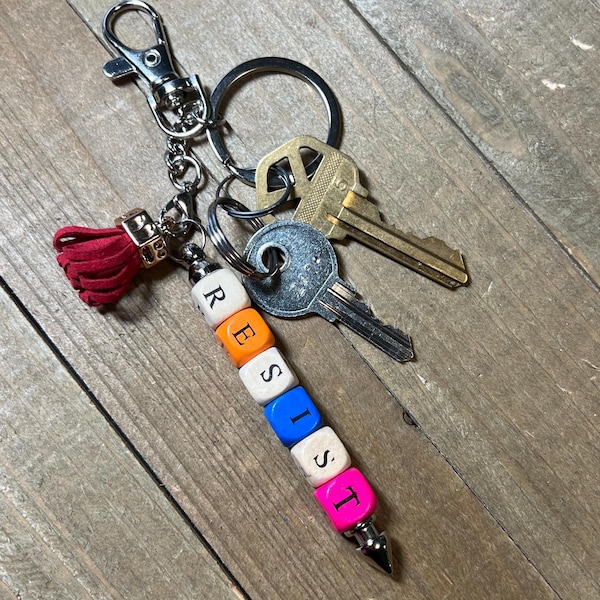 Resist Keychain