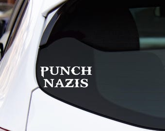 Punch Nazis Decal