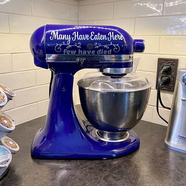 The Stand Mixer Decal Arrived - I Love It - The Art of Doing Stuff