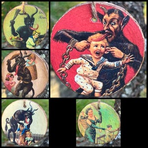 Krampus Ornament, Krampus Christmas Ornament, Merry Krampus  Ornament, Horror Christmas