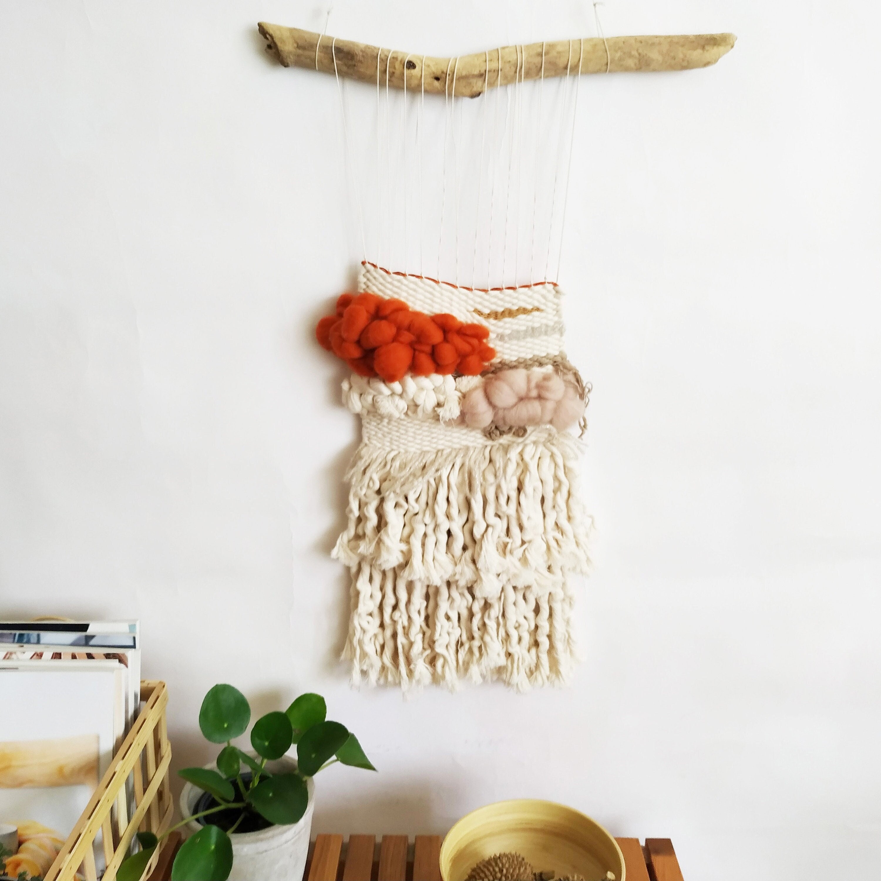 Tapisserie Tissée à La Main Wallhanging | Unique en Son Genre