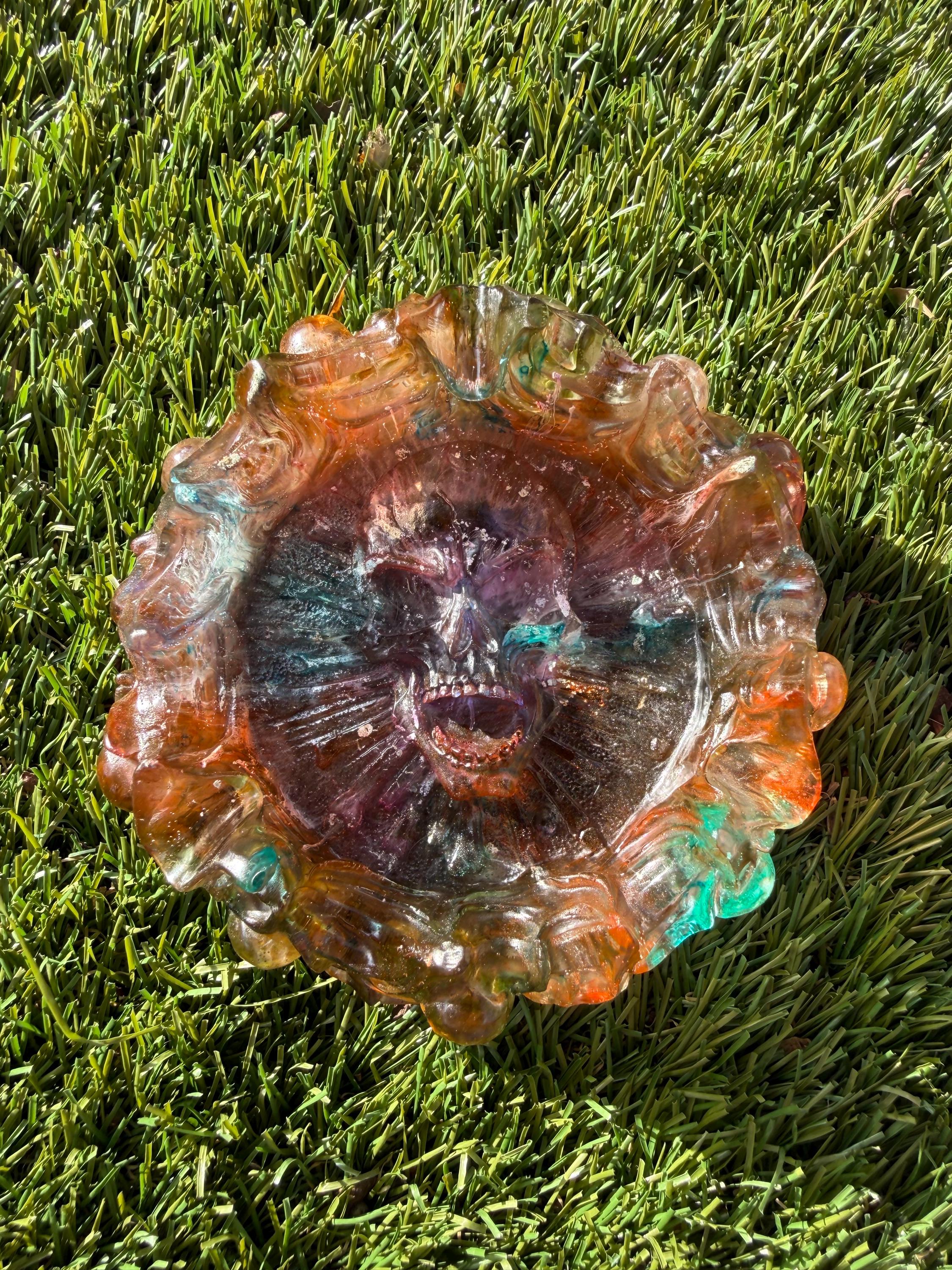 Skull Resin Ashtray