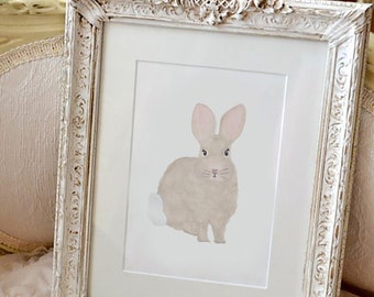 Bunny Nursery Art Print | Bunny Nursery Decor | Bunny Nursery Prints | Bunny Nursery Wall Art | Printable Wall Art