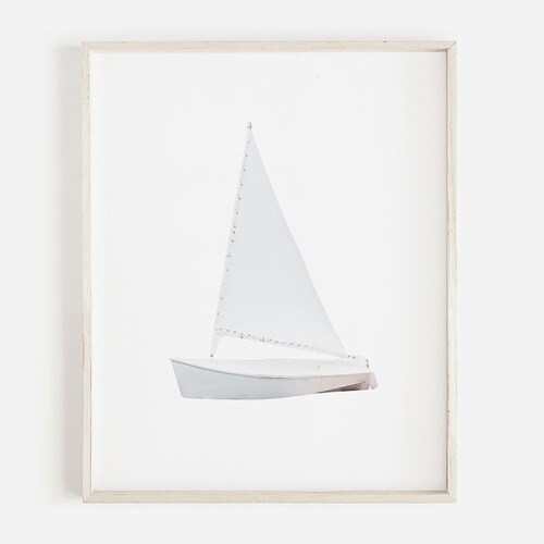Sailboat Printable Art Digital Download Wall Art Coastal Etsy