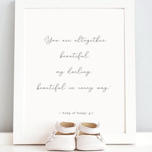Nursery Wall Art Printable Prints Quotes for Baby Room You Etsy
