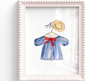 Madeline Paris Art Print: French Nursery Wall Art (Printable)