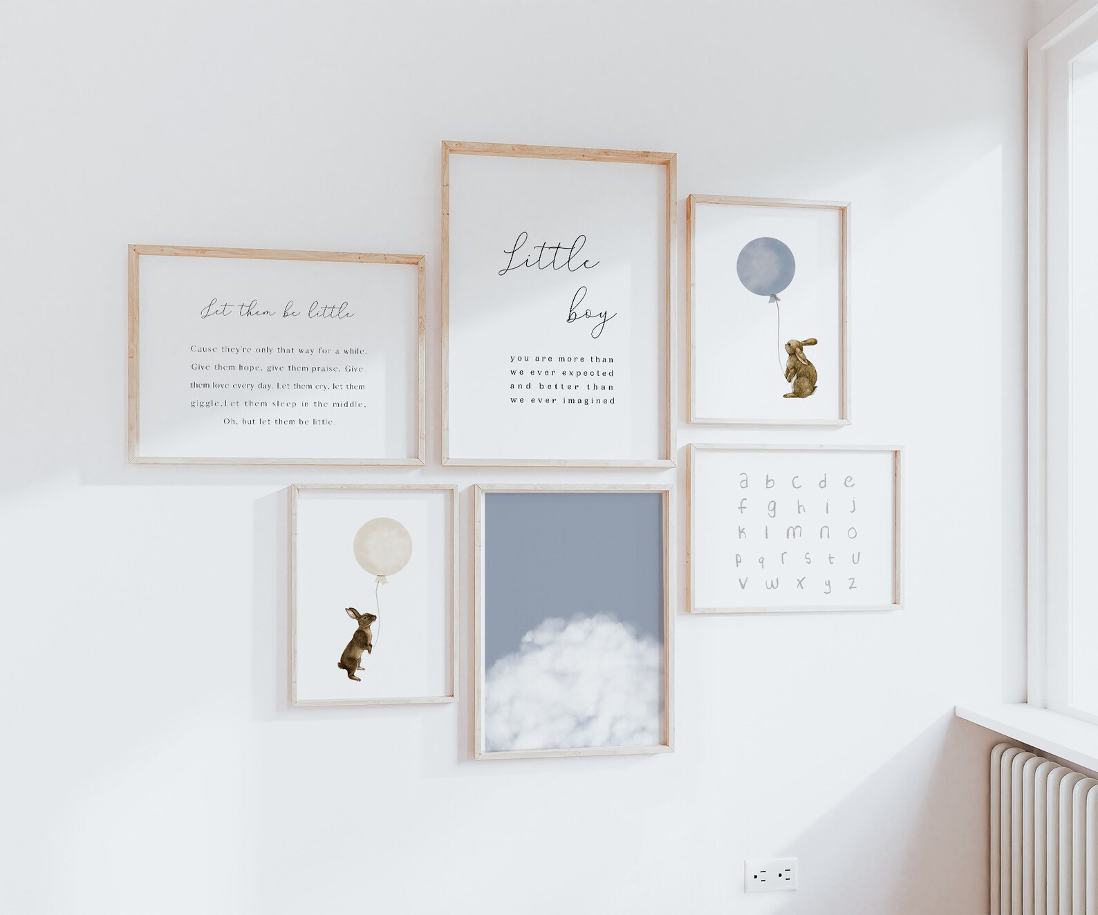Baby Boy Nursery Wall Decor Nursery Wall Art Boy Nursery - Etsy