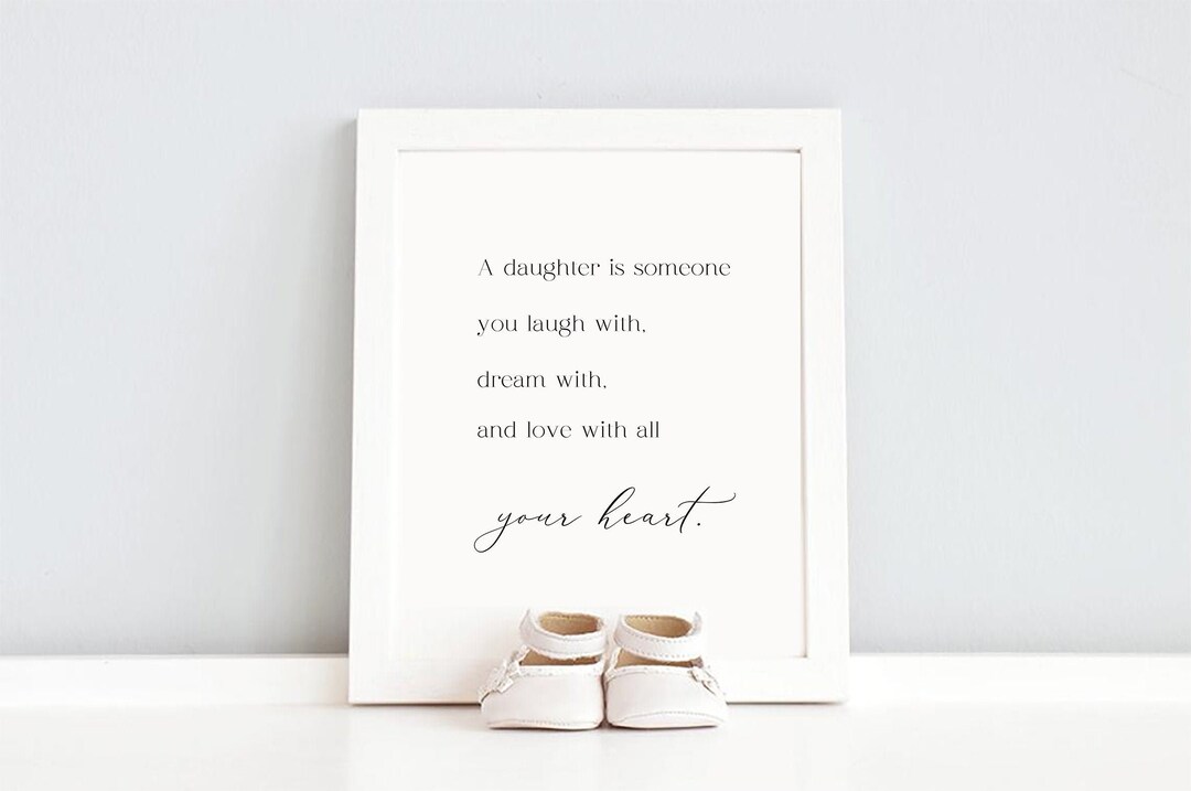 Baby Girl Nursery Quotes, Baby Girl Nursery Wall Art, Nursery Prints