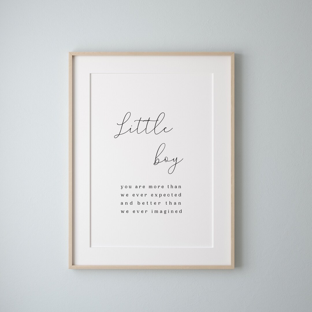 Baby Boy Nursery Wall Decor, Nursery Wall Art, Boy Nursery Decor ...