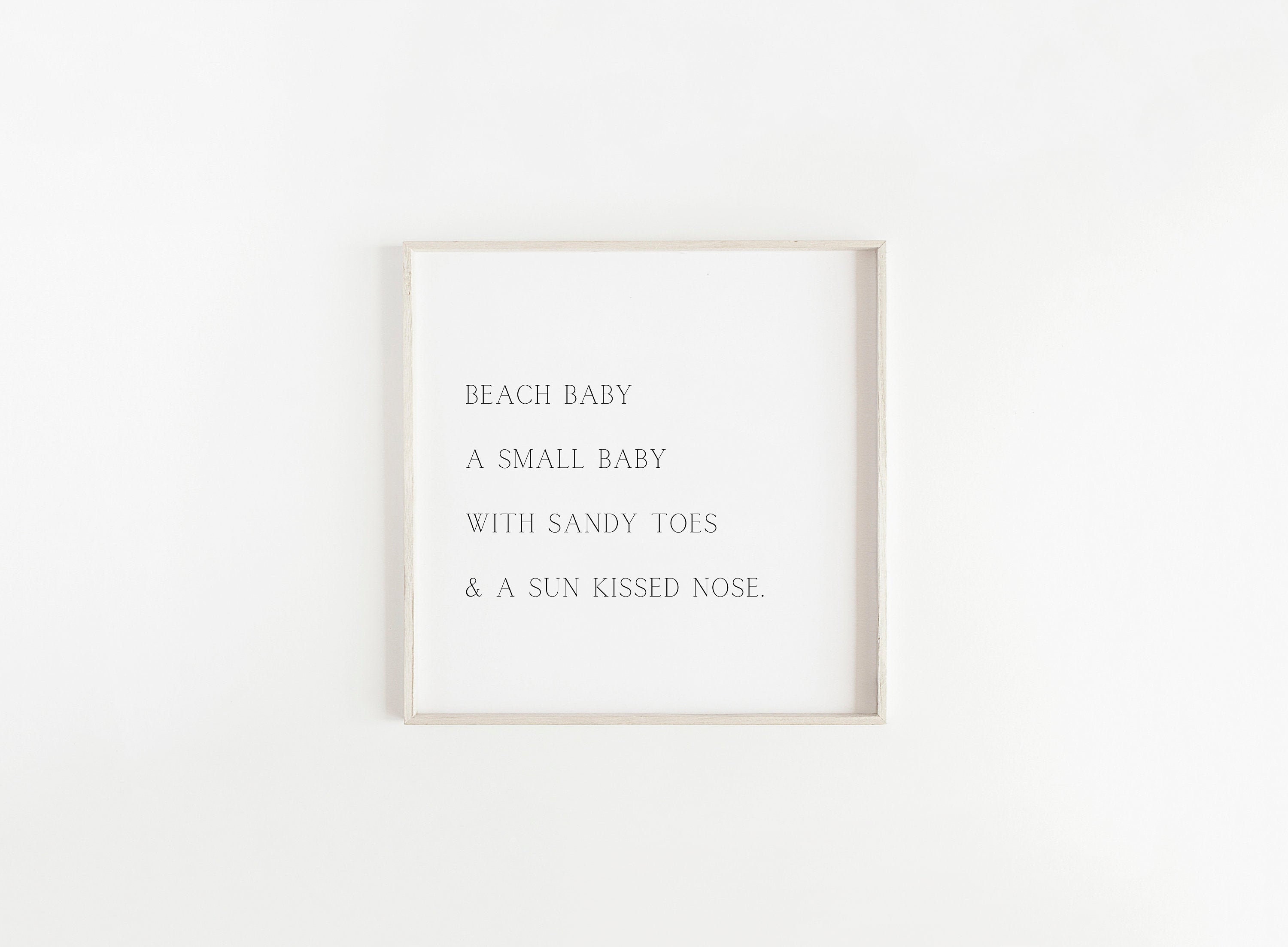 Beach Baby Beach Nursery Decor Beach Nursery Print Etsy