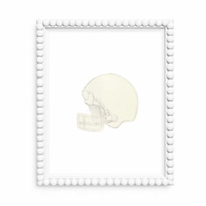 Football Helmet Art Print | Football Wall Art Decor | Football Print | Nursery Decor Football | Printable