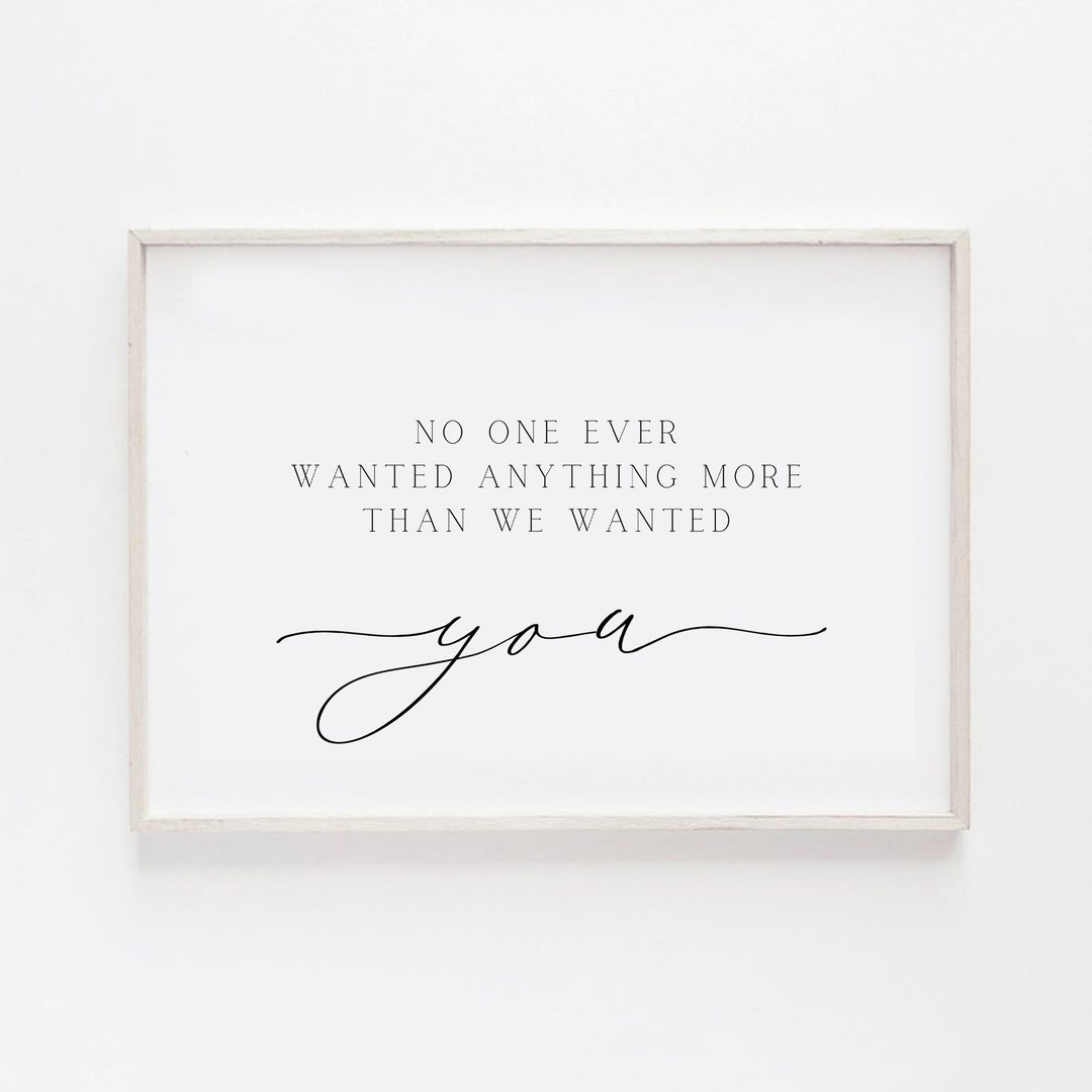 Nursery Quote Print Nursery Quotes Wall Art Printable Farmhouse Nursery ...