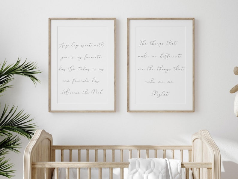 Winnie the Pooh Nursery Quote Print Nursery Decor Winnie Etsy Australia