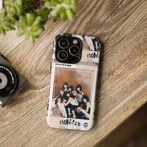Coque de portable résistante inspirée d'une carte photo stratégique Twice, produits Kpop, jolie Jihyo Sana Mina Momo Chaeyoung Nayeon Jeongyeon Dahyun