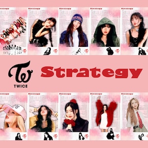 TWICE Inoffizielle Foto Karten Set K-Pop Fan Sammlerstücke für ONCE Set A
