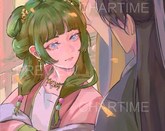 Art Print / Poster - Mao Mao / Jin Shi / JinShi - The Apothecary Diaries - Anime art print / A4 / A5 / wall decor / gift / Illustration