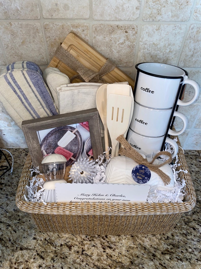 Housewarming Gift Basket/ New Home Basket/ Real Estate Closing Etsy
