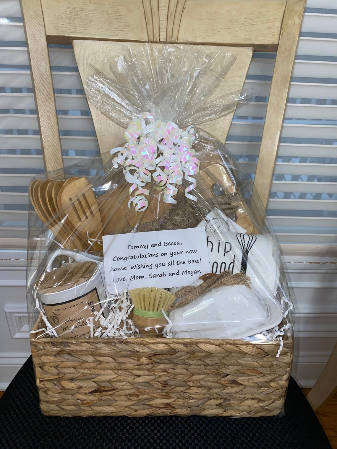 Housewarming Gift Basket/ New Home Basket/ Real Estate Closing Etsy