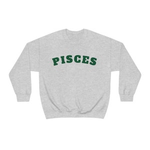PISCES Zodiac Sweatshirt, Astrology Sweater, Women Tops, Birthday Gifts Tees, Trendy Sweater, Pinterest Hoodie image 2
