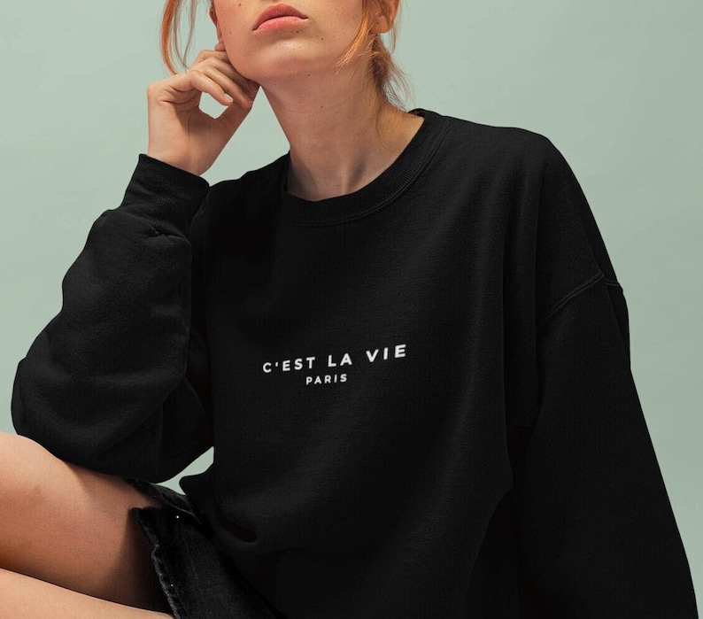 Cliffside C'est la Vie Raglan Sweatshirt