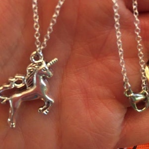 Unicorn Necklace ~ Silver Unicorn Necklace ~ Unicorn ~ 3D Unicorn ~ Dainty Unicorn Necklace ~ Gift ~ Gift for Her ~