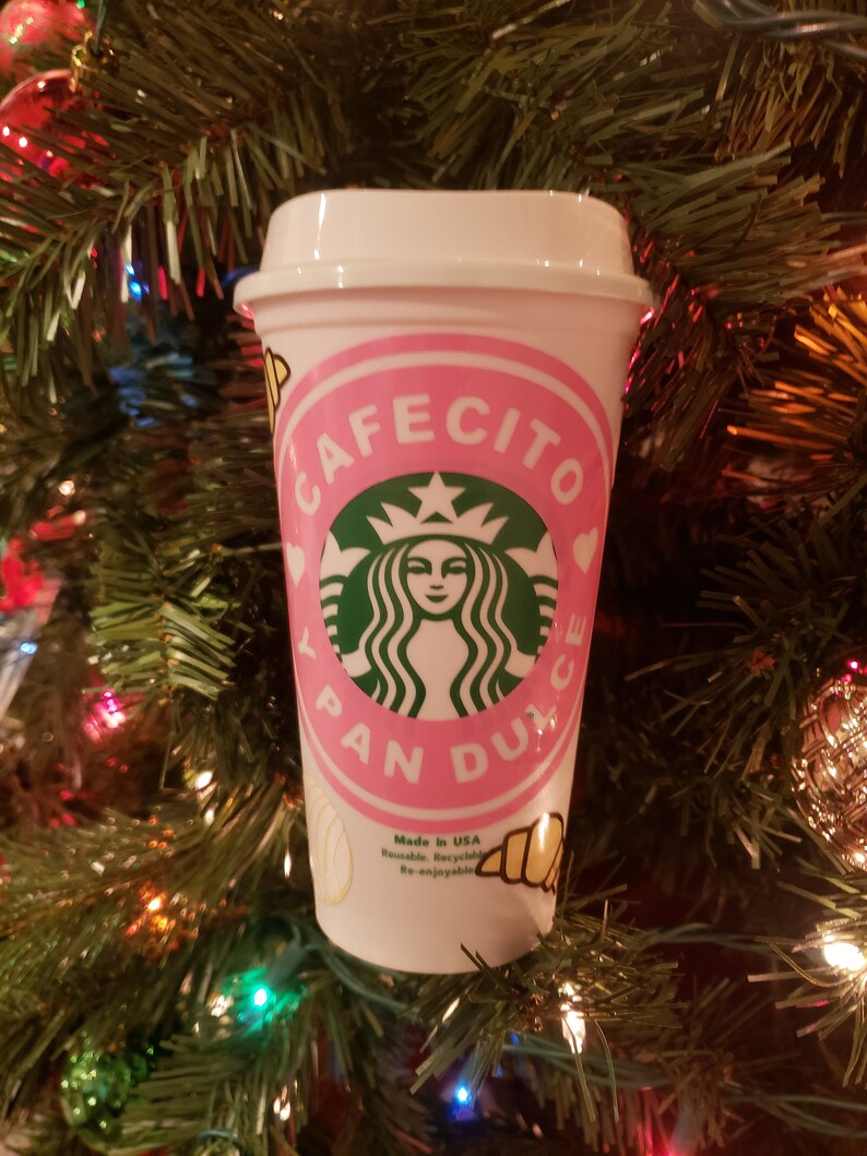 Cafecito Y Pan Delce Cafecity Y Chisme No Coffee No Talkie Personalized Grande Reusable Hot Starbucks Cup Etc.