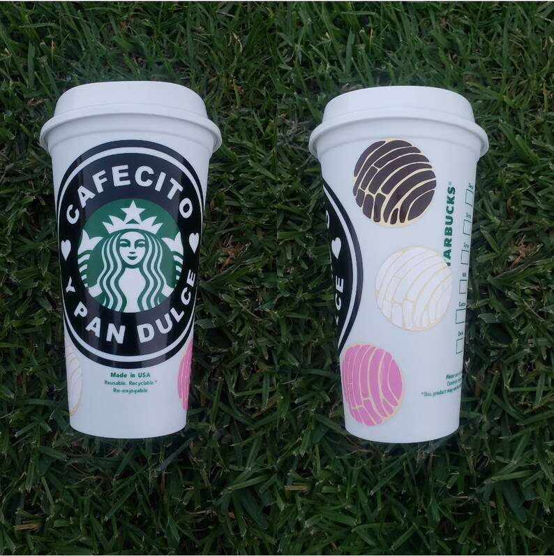 Cafecito Y Pan Delce Cafecity Y Chisme No Coffee No Talkie Personalized Grande Reusable Hot Starbucks Cup Etc.