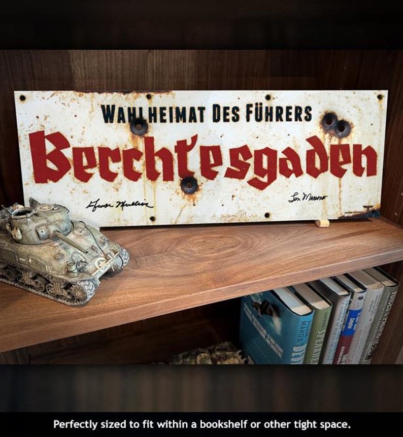 Berchtesgaden Germany Sign Autographed by 2 WWII Vets Including One ...