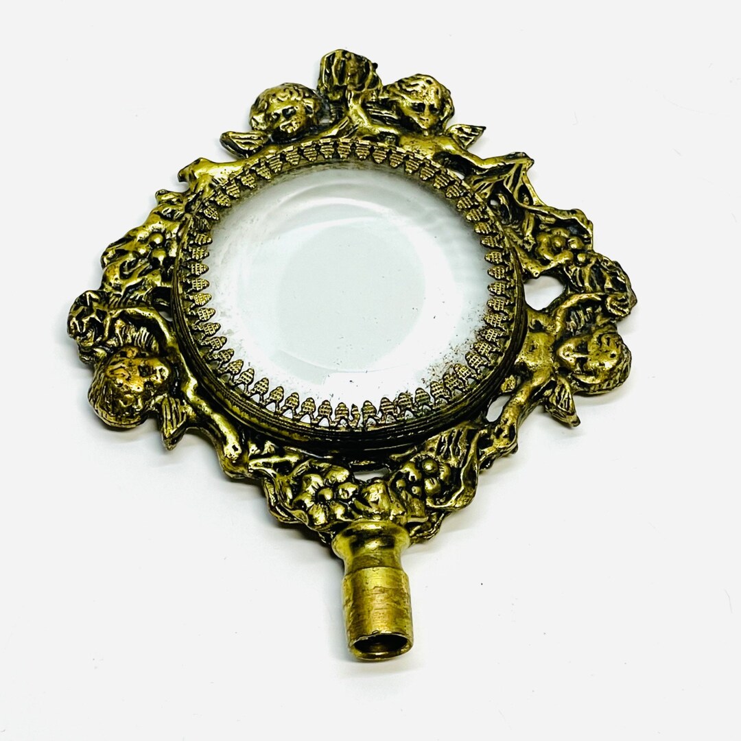 Vintage Perfume Bottle Replacement Top Gold Tone Ormolu Glass Etsy