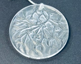 Vintage 1988 Lalique Clear glass/crystal Ornament