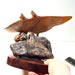 Vintage Hand-carved Manta Ray Wood Sculpture on Base - Etsy