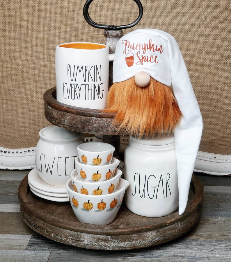 Pumpkin spice gnome fall gnome rae dunn gnome pumpkin spice Etsy
