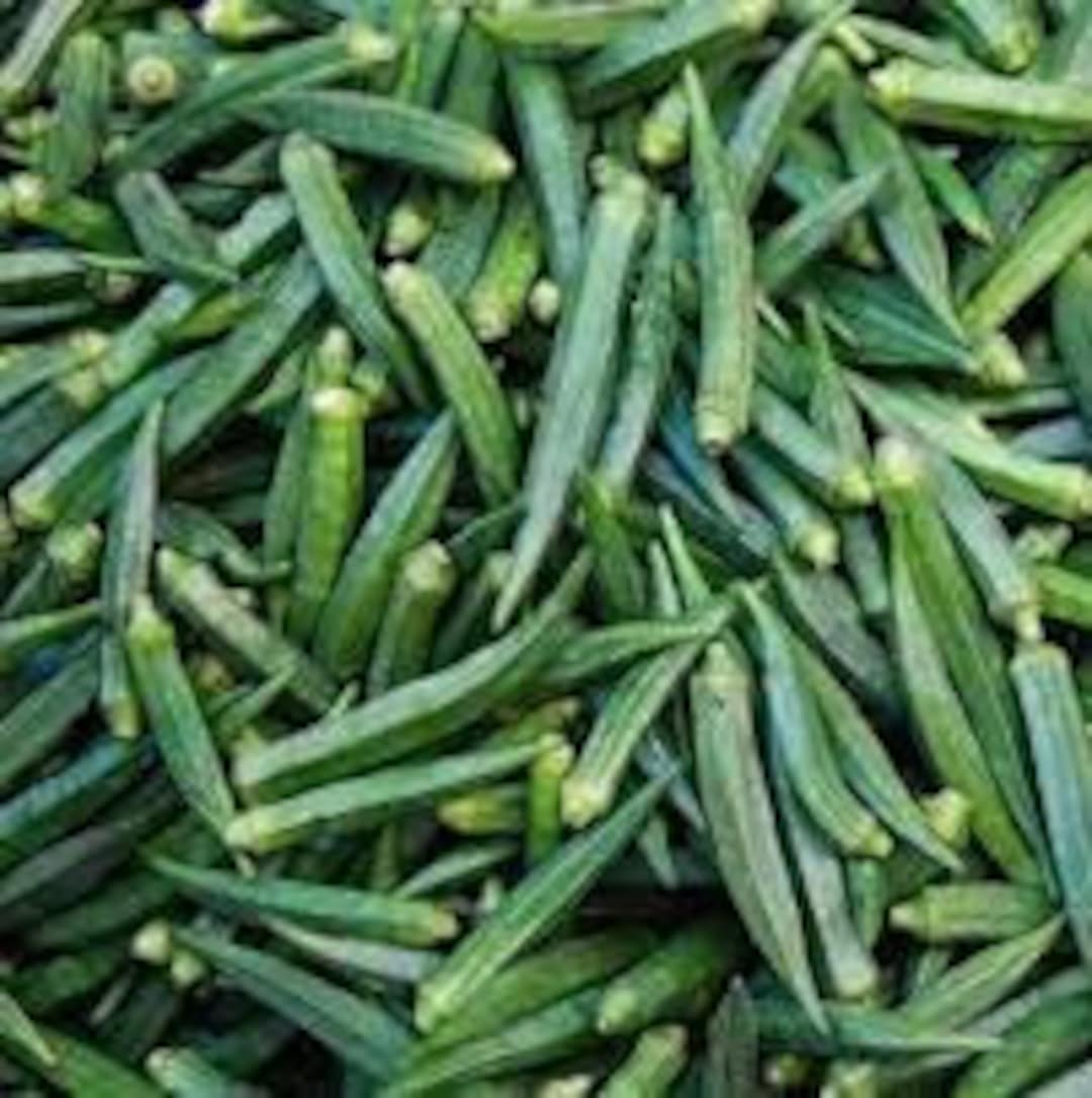 Emerald Okra Seeds Etsy