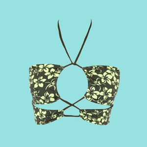 Pattern: Drawstring Bikini Top XS-XXL | DIY Reversible Swimsuit | Easy Sewing Project