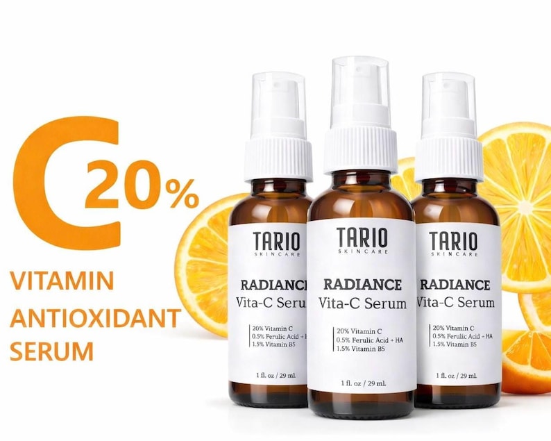 Radiance Vitamin C Face Serum | L-Ascorbic, Ferulic Acid, Vitamin E, Water-Based image 7