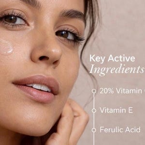 Radiance Vitamin C Face Serum | L-Ascorbic, Ferulic Acid, Vitamin E, Water-Based image 5