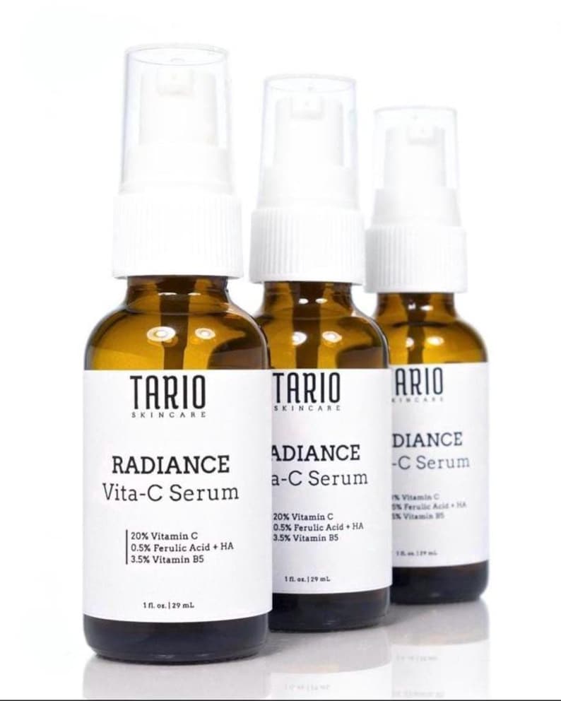 Radiance Vitamin C Face Serum | L-Ascorbic, Ferulic Acid, Vitamin E, Water-Based image 20
