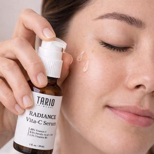 Radiance Vitamin C Face Serum | L-Ascorbic, Ferulic Acid, Vitamin E, Water-Based image 2