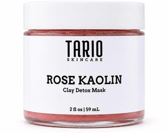 Rose Kaolin Clay Mask | Gentle Pink Face Mask for Glowing, Sensitive Skin