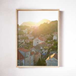 Rooftop Sunset Print, Photography Wall Decor, Downloadable Prints, Printable Wall Art